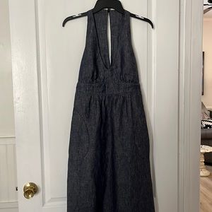 Beautiful linen maxi halter dress